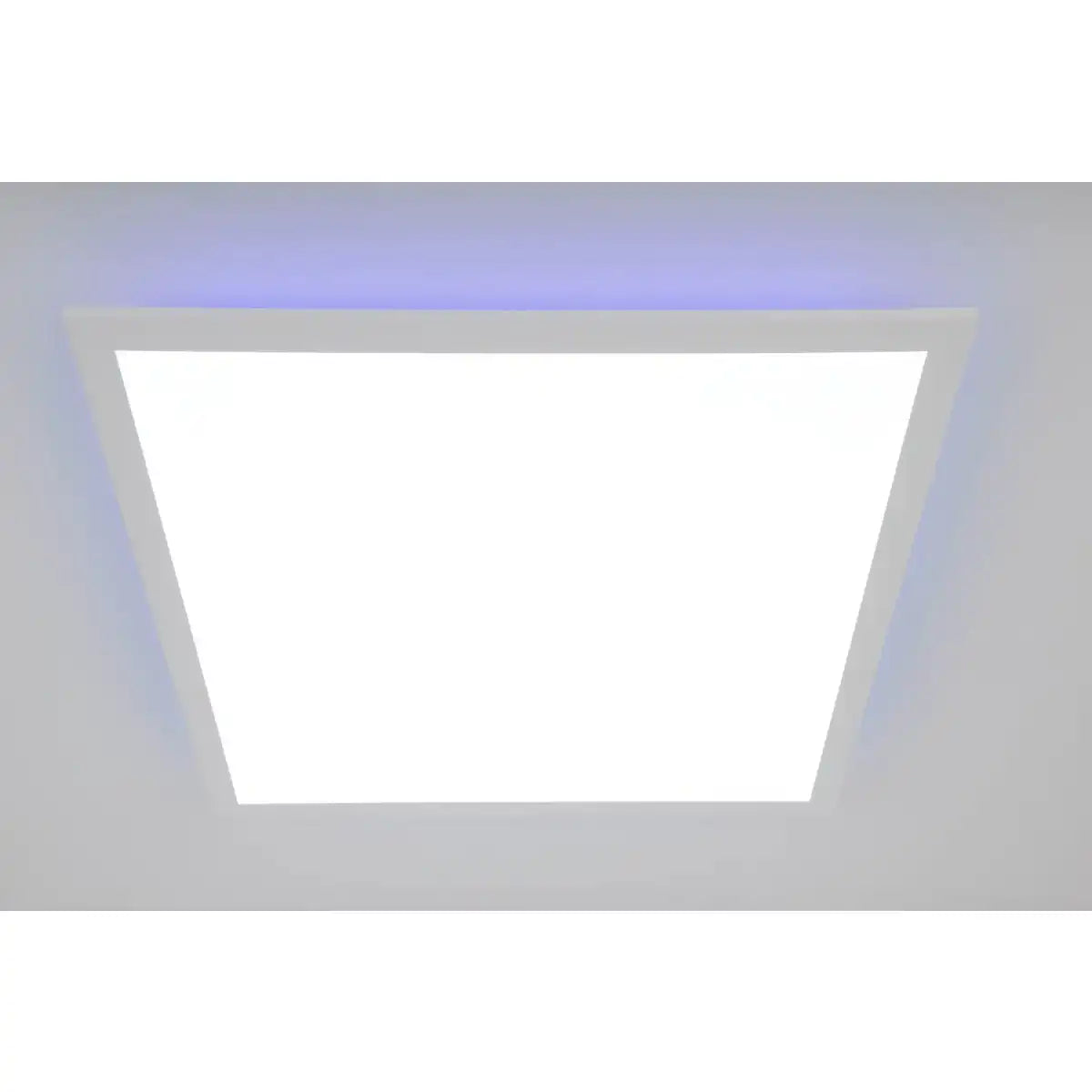 Smart Home LED Backlight Panel Seitenlänge 45 cm, viele Funktionen, Einbauleuchte aus Metall und Kunststoff, integrierte LEDs