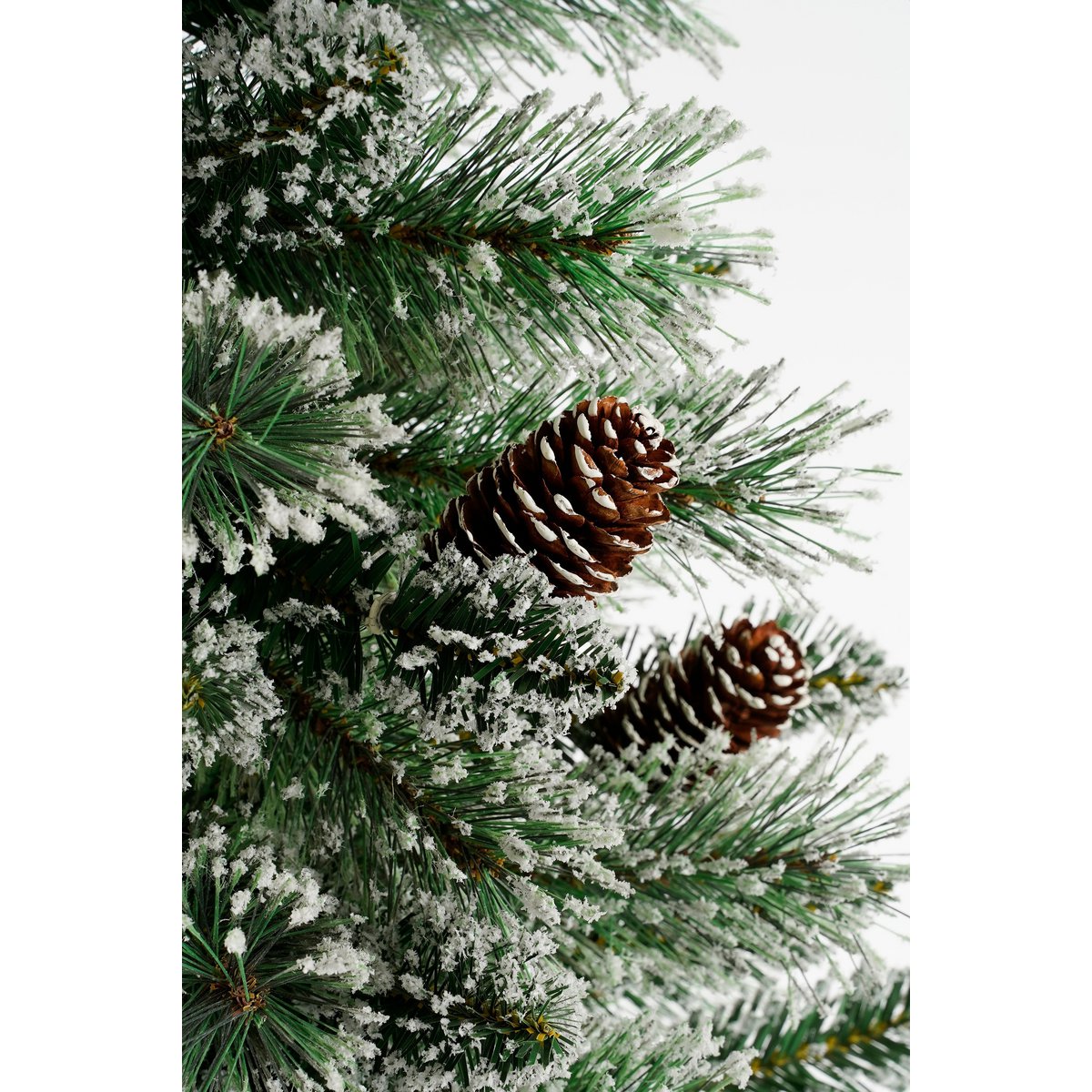 Vandans Künstlicher Weihnachtsbaum im Topf – H90 x Ø48 cm – Grün gefrostet
