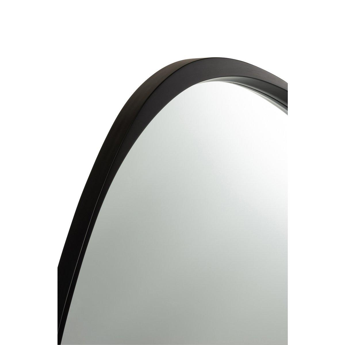J-Line Spiegel Giles – Glas – Schwarz – groß