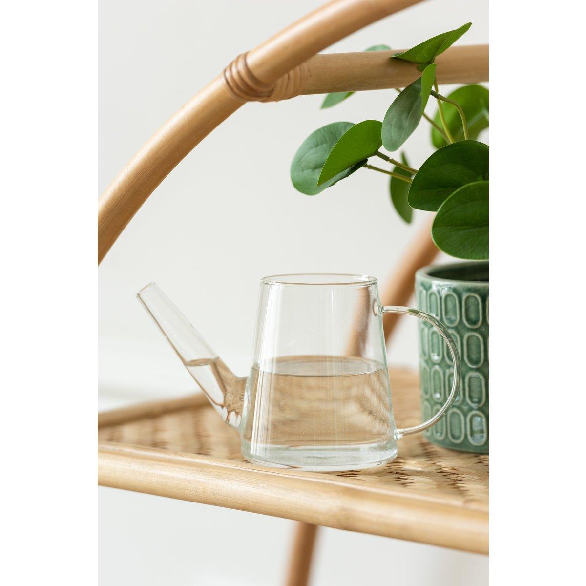 J-Line Rack 3 Regale Rattan Natur