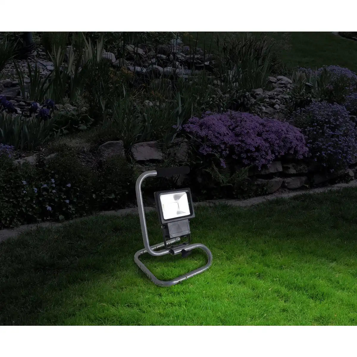 LED-Außenleuchte "BARO" aus Metall und Glas in Schwarz, mit integrierter LED