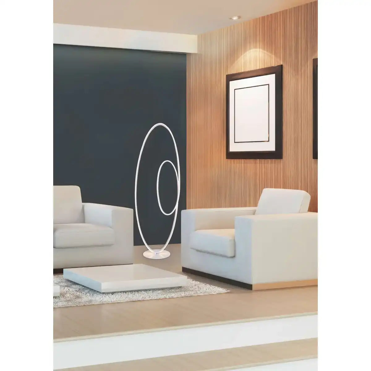 LED Stehleuchte h: 120cm weiß "ODRIVE"