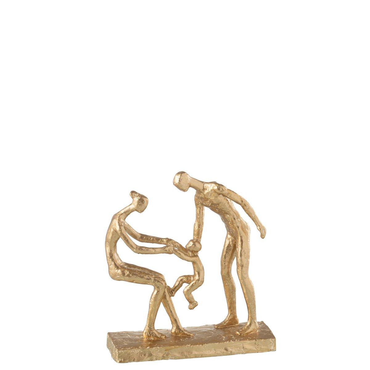 J-Line Family Tragekind Resine Gold