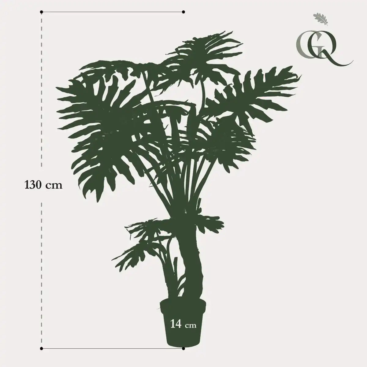 Künstliche Pflanze - Philodendron - 130 cm