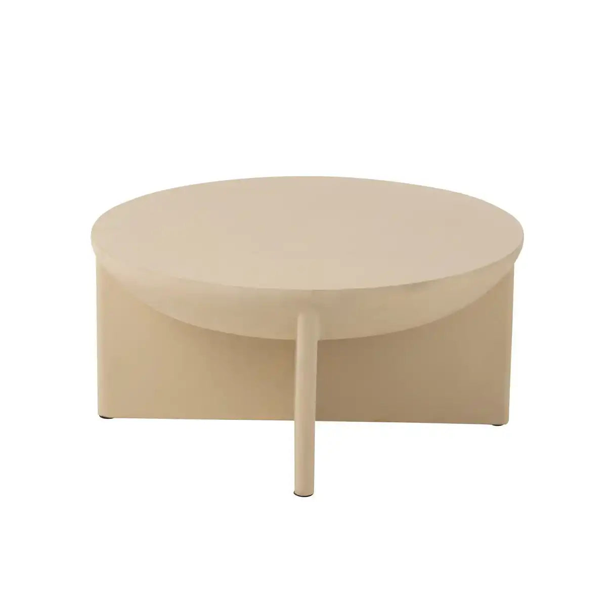 J-Line Couchtisch Halfy Mangoholz Weiß