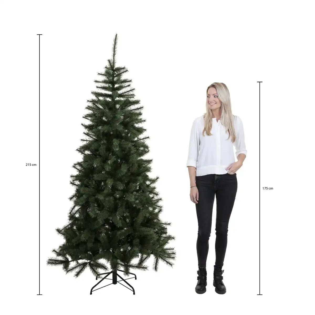 Bristlecone Künstlicher Weihnachtsbaum - H215 x Ø127 cm - Grün