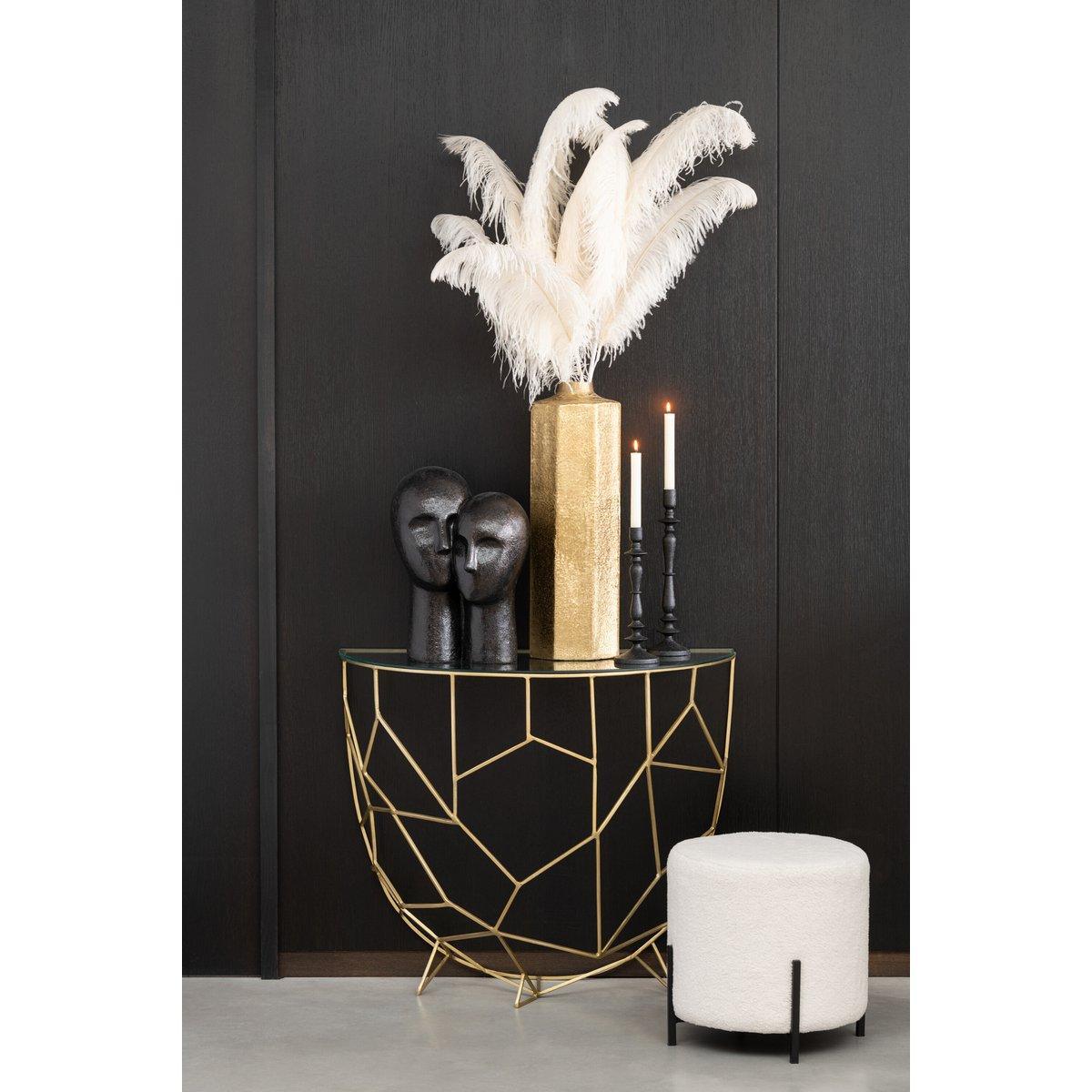 J-Line Konsole Moza Metall/Glas Gold