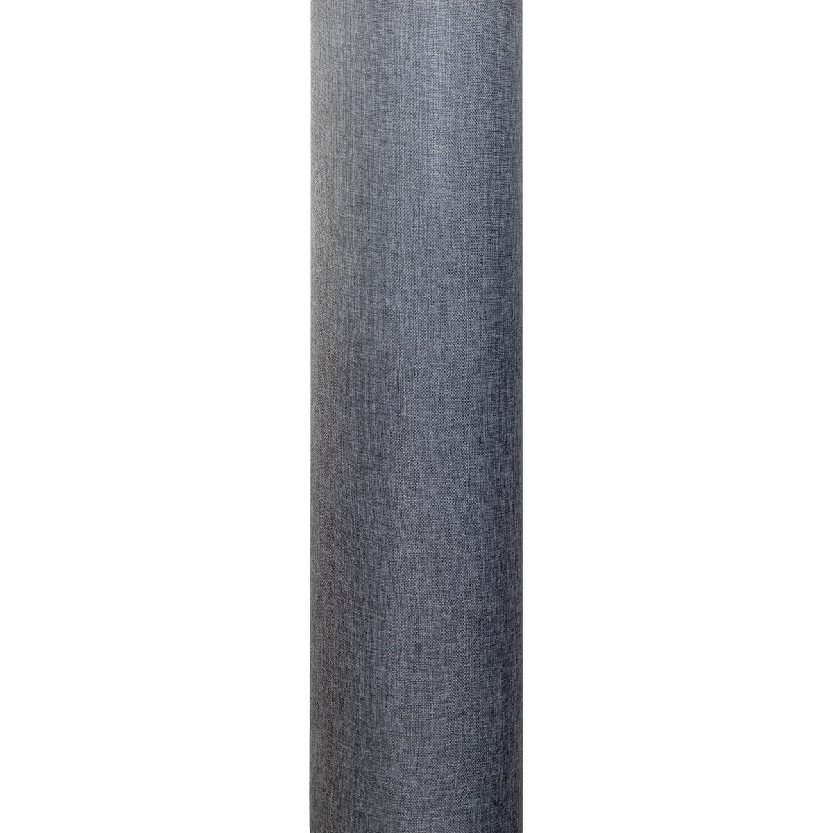 Stehleuchte "BEATE" grau aus Metall und einem Textilschirm in grau, E27-Fassung, Stehlampe für Esszimmer, Wohnzimmer, Diele oder Büro, ca. 110 cm hoch