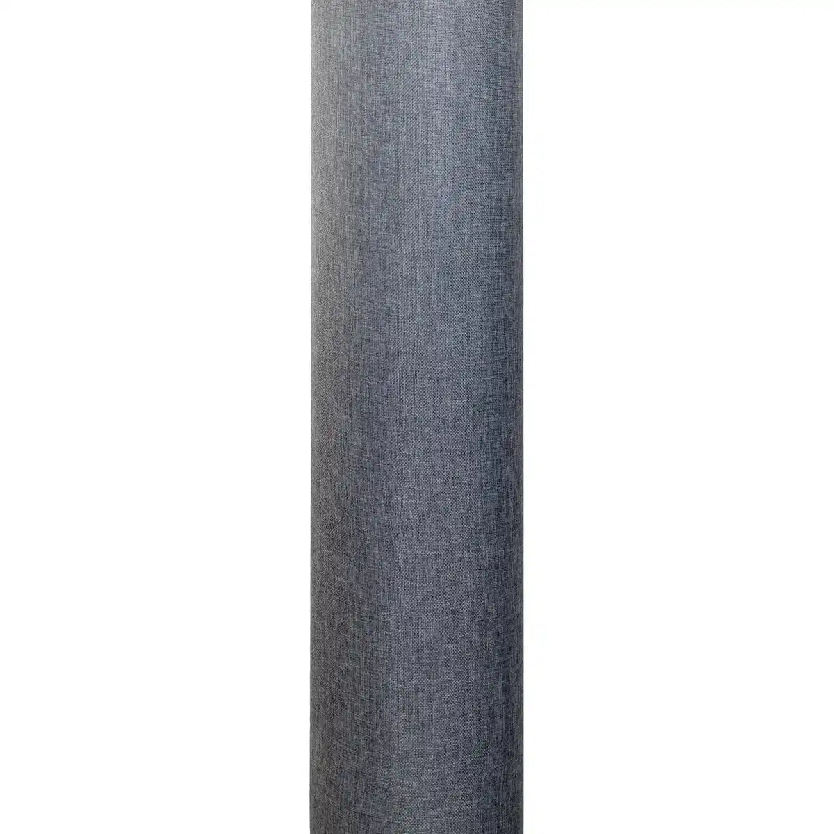 Stehleuchte "BEATE" grau aus Metall und einem Textilschirm in grau, E27-Fassung, Stehlampe für Esszimmer, Wohnzimmer, Diele oder Büro, ca. 110 cm hoch