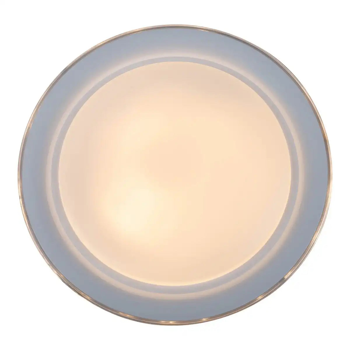 LED Deckenleuchte "CLAIRE" Ø 50,5 cm, 7,5 cm hoch, Metall und Kunststoff in Weiß, integrierte LED, 1600 lm, dimmbar, CCT-Funktion, 3000-5000 K, Nachtlichtfunktion