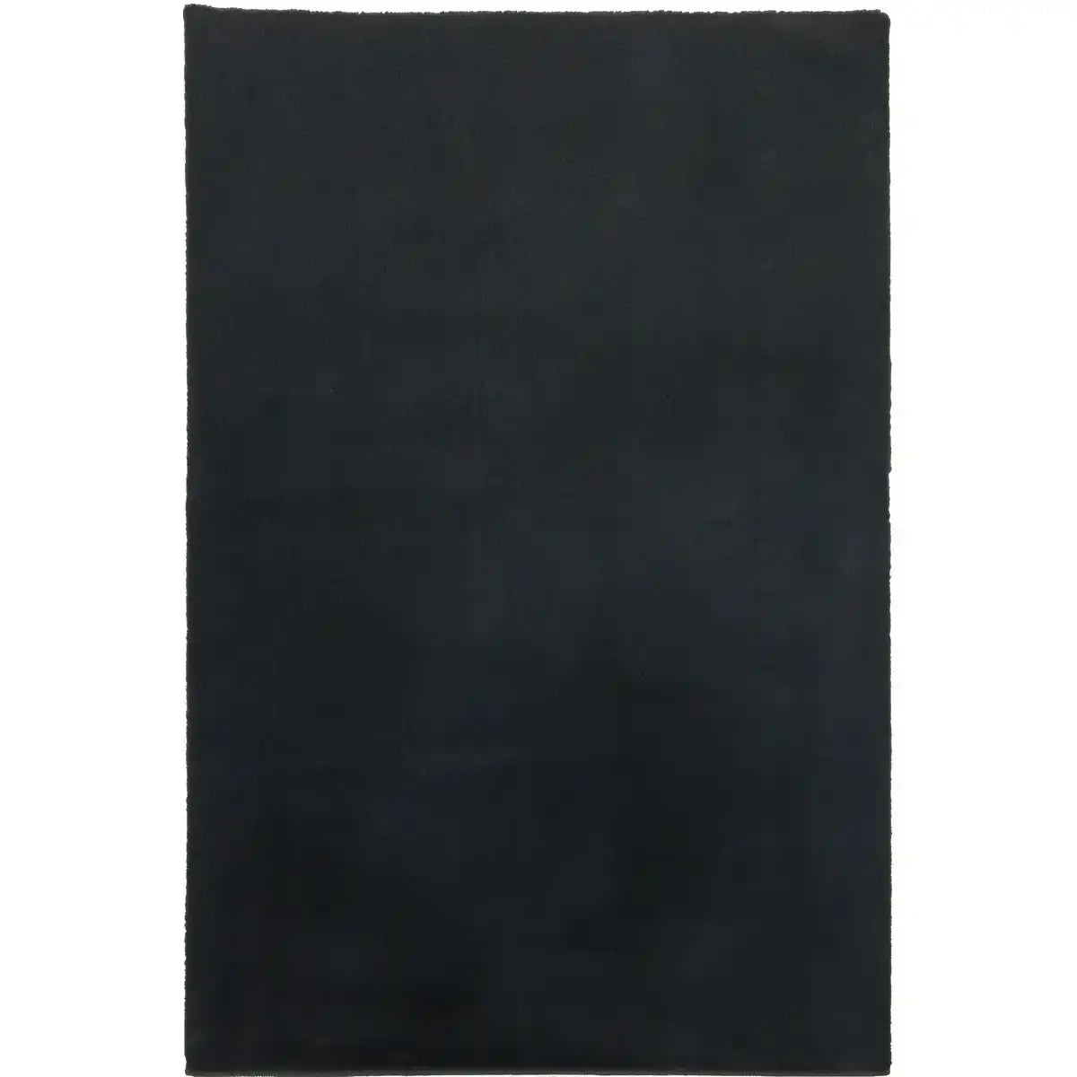 Flauschiger Teppich Schwarz 80x150CM