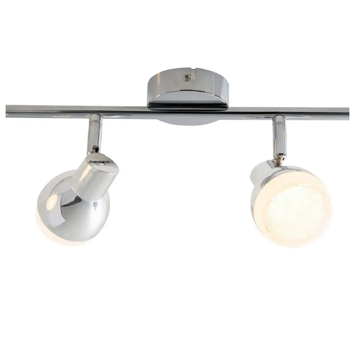 4er LED-Wand- u. Deckenschiene "Chromey"