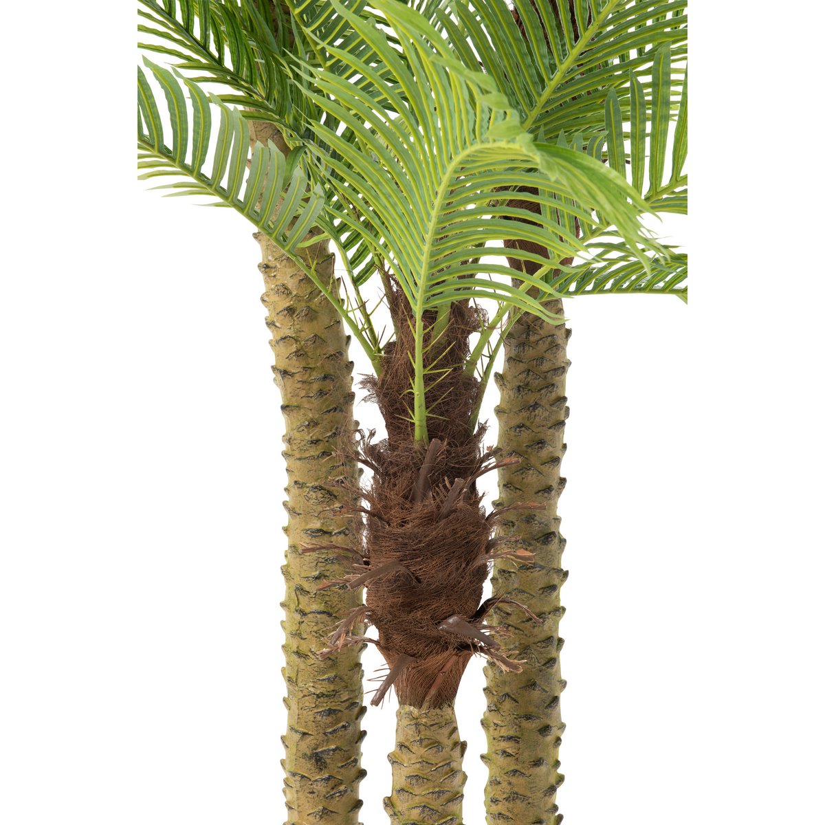 J-Line Palm Tree 3 Teile Real Touch im Topf Kunststoff grün