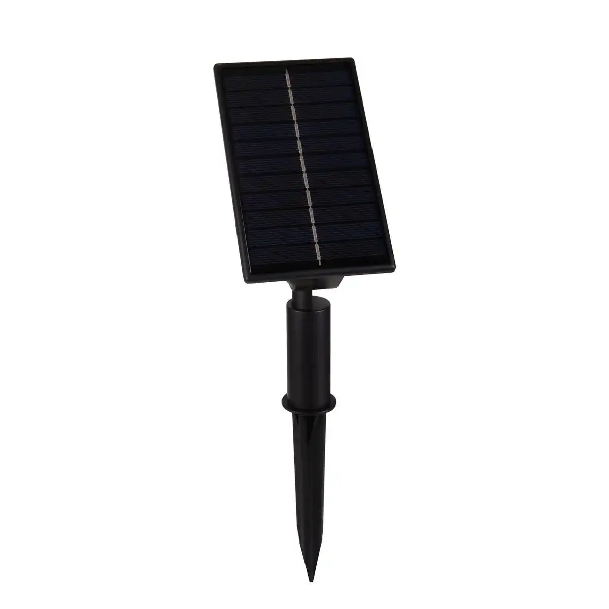 Solar- / Erdspieß 6er Set "NOMI" ca. 475 cm lang, aus schwarzem Kunststoff, warmweiß