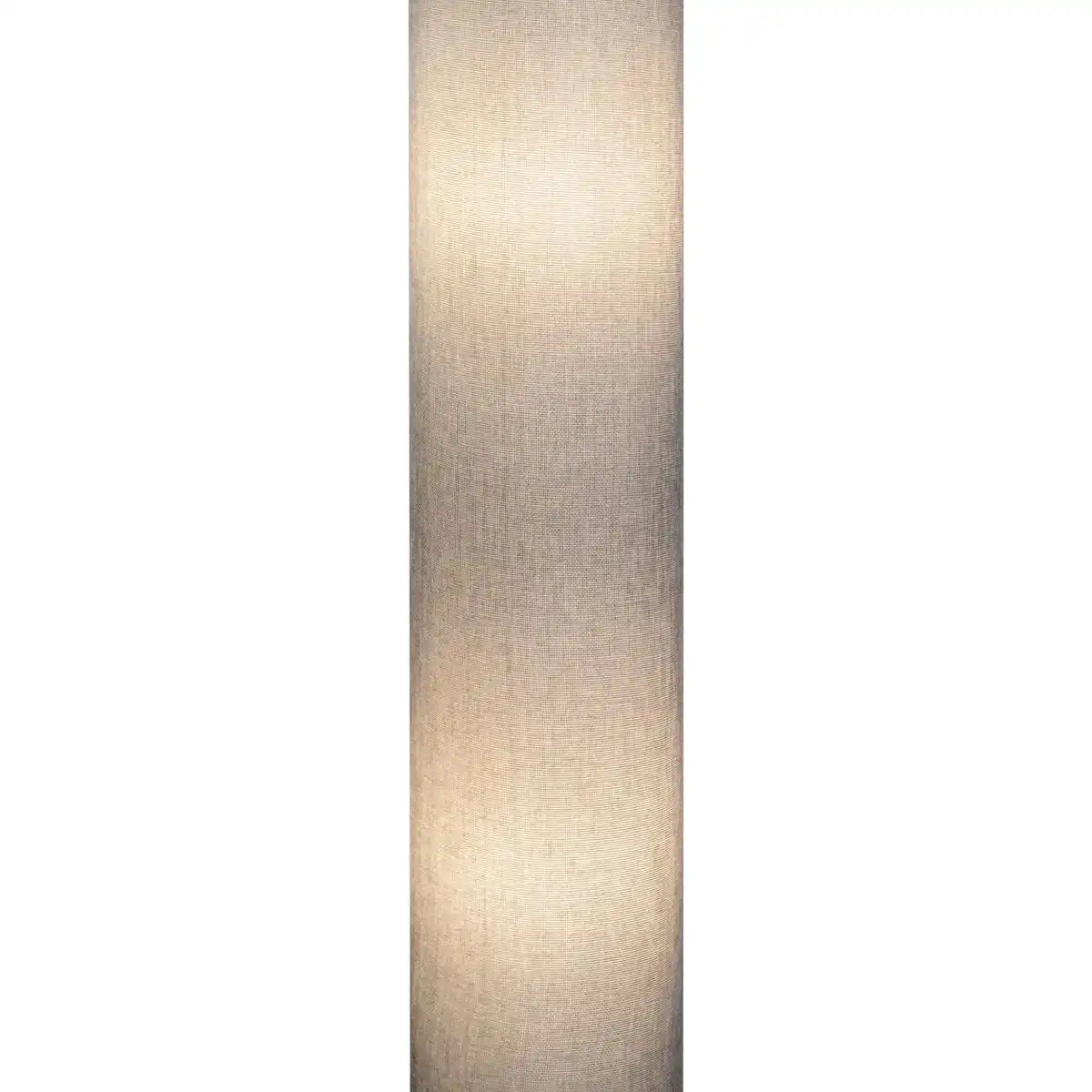 Stehleuchte "BEATE" grau aus Metall und einem Textilschirm in grau, E27-Fassung, Stehlampe für Esszimmer, Wohnzimmer, Diele oder Büro, ca. 110 cm hoch