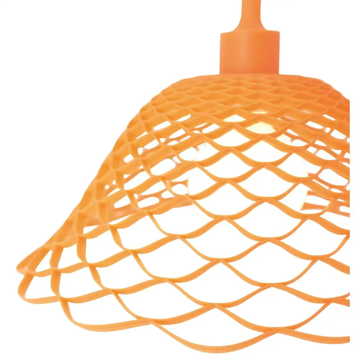 Silikon-Pendelleuchte "Cera" in orange