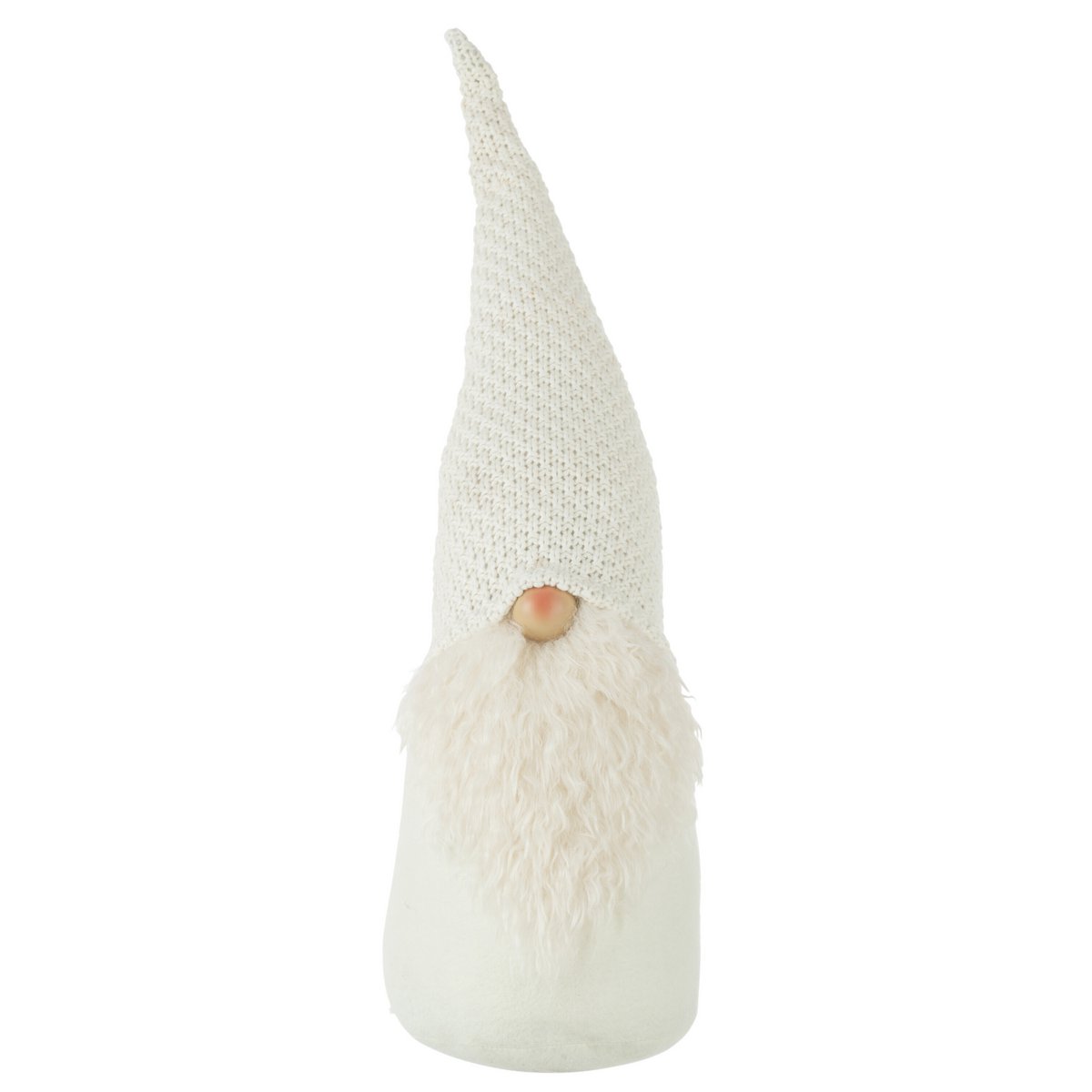 J -Line Figur Santa - Polyresin - Weiß - groß - Weihnachtsdekorationen