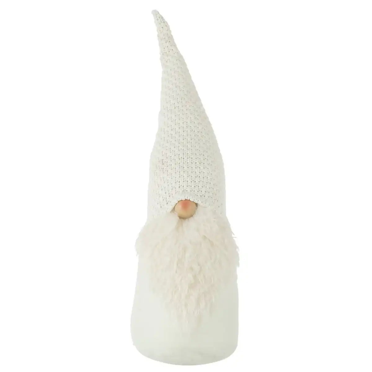 J -Line Figur Santa - Polyresin - Weiß - groß - Weihnachtsdekorationen