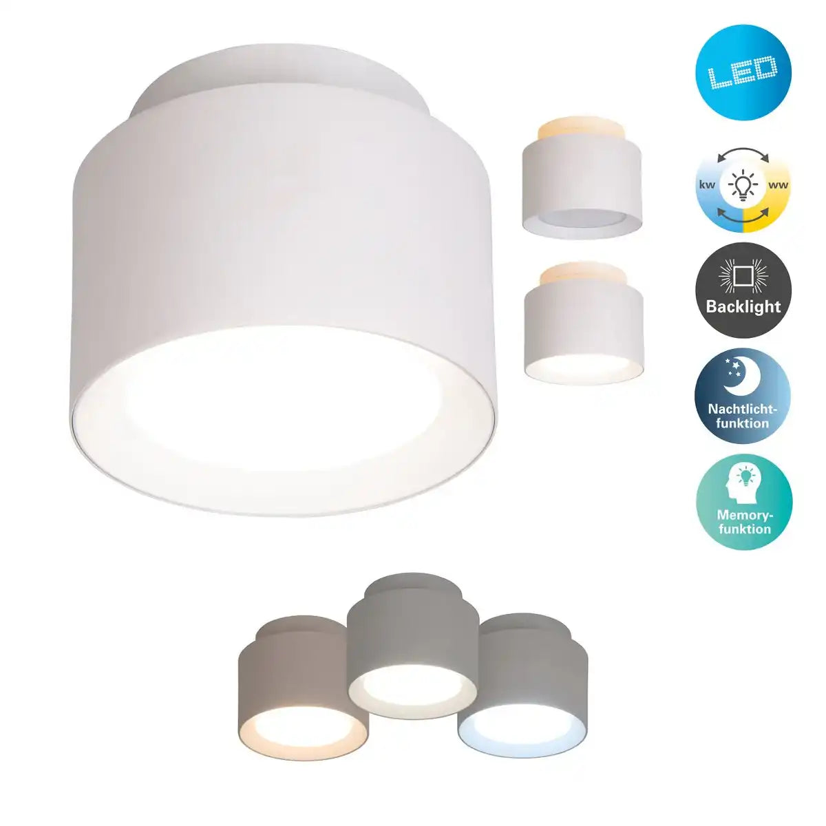 LED Spot D: 11,5cm weiß "TRIMES"