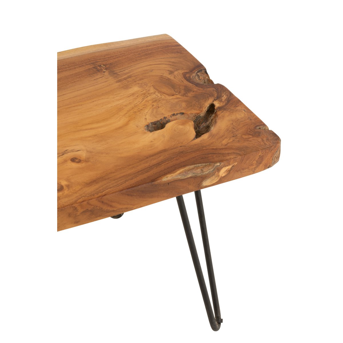 J-Line Beistelltisch unregelmäßig – Holz – braun