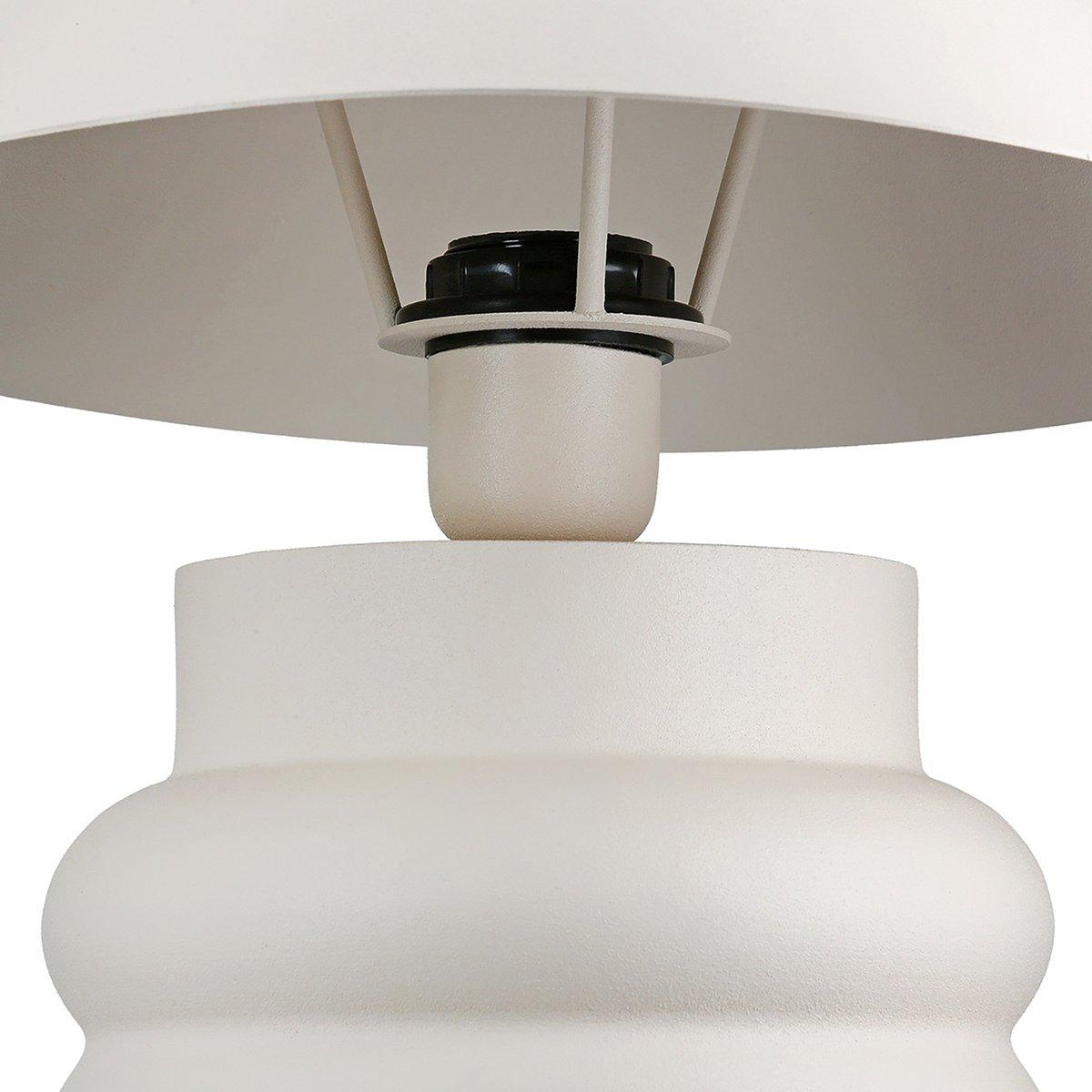 Tischleuchte Ripple, creme H.39 cm