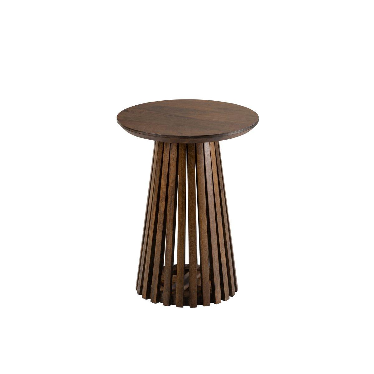 J-Line Tisch Vincent Mangoholz Braun Klein