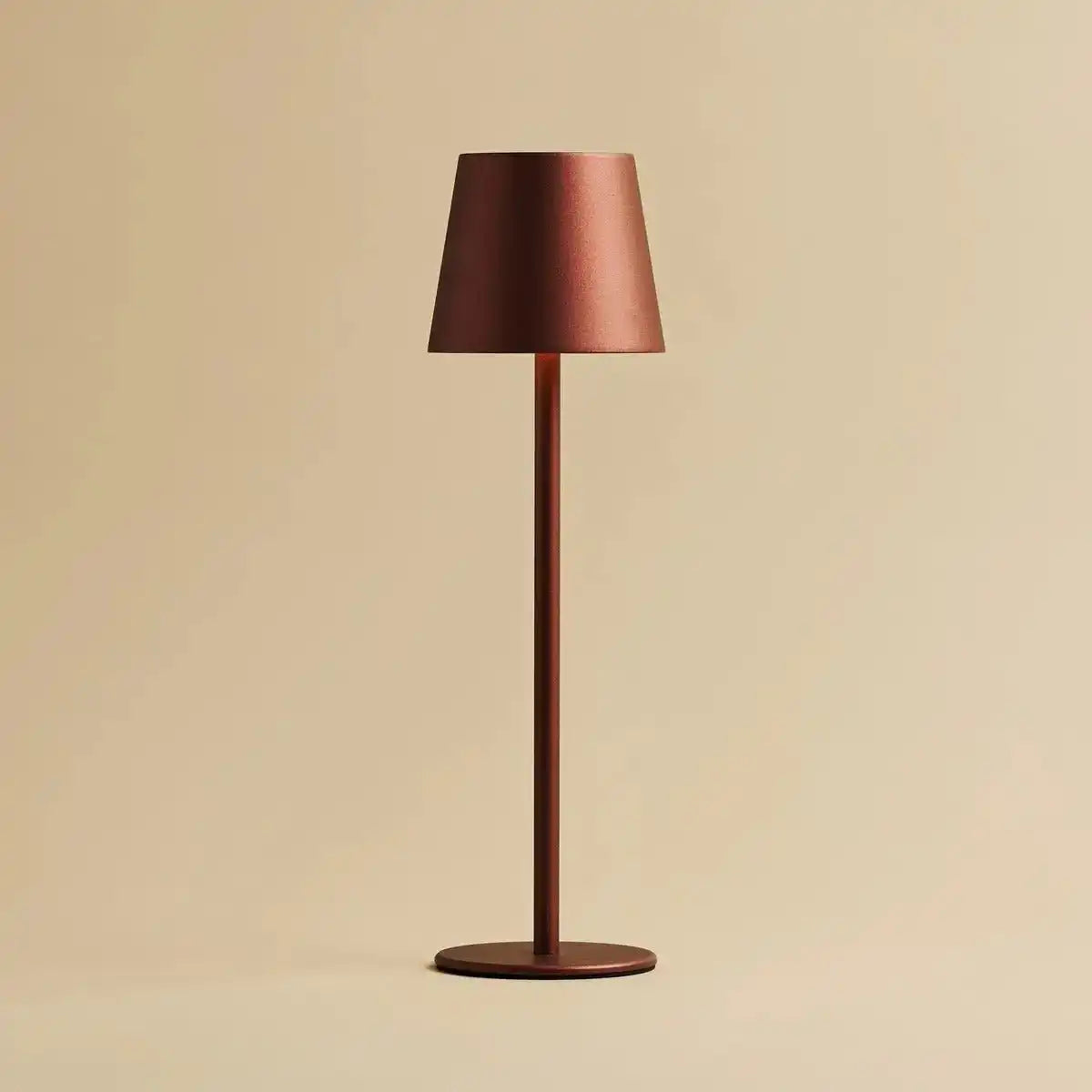 Jasper Bronze - drahtlose Lampe mit Batterie -L -Metall, dimmbare und 3 Lichtstufen