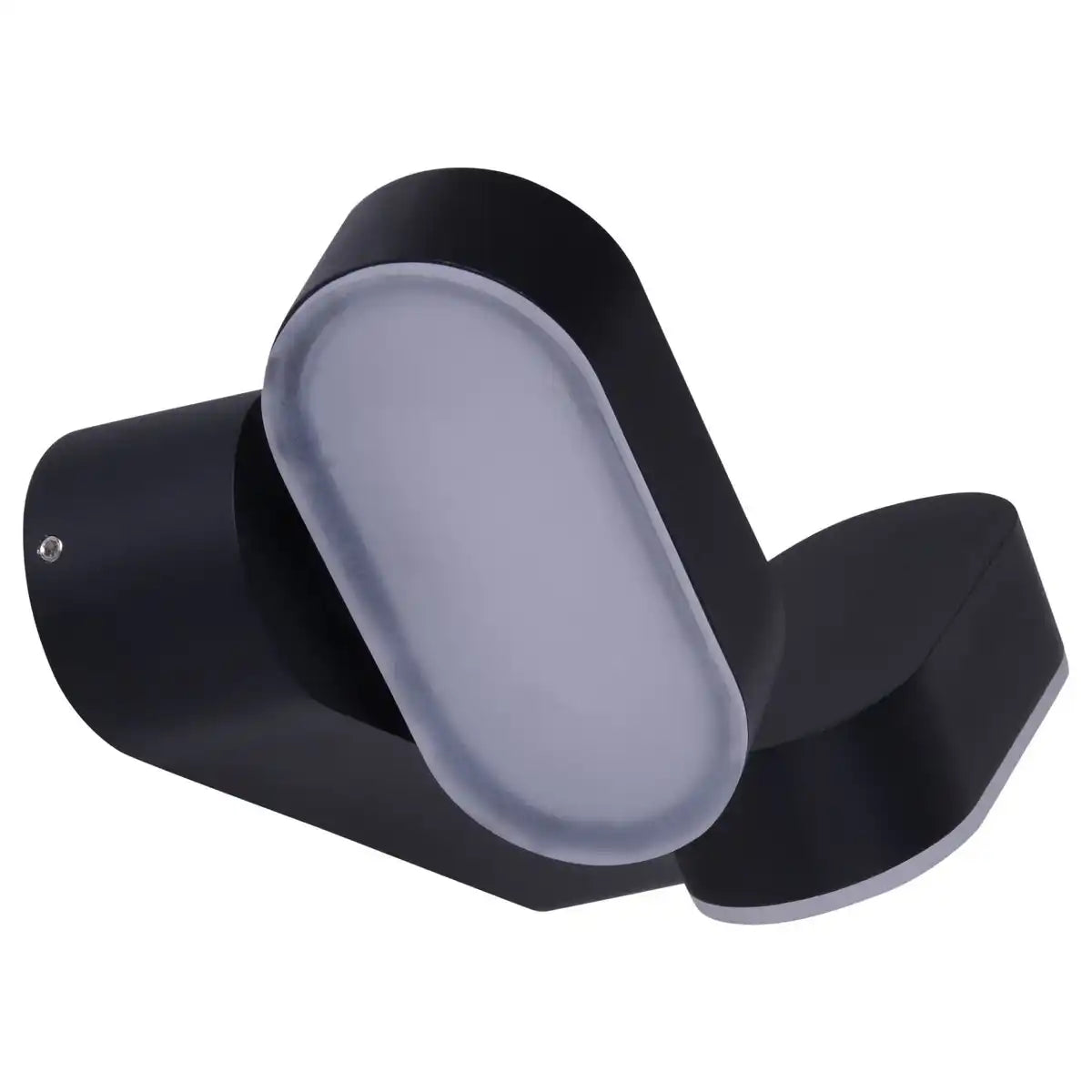 LED Außenwandleuchte "MOTUS" aus Metall und Kunststoff in Schwarz, mit integrierter LED