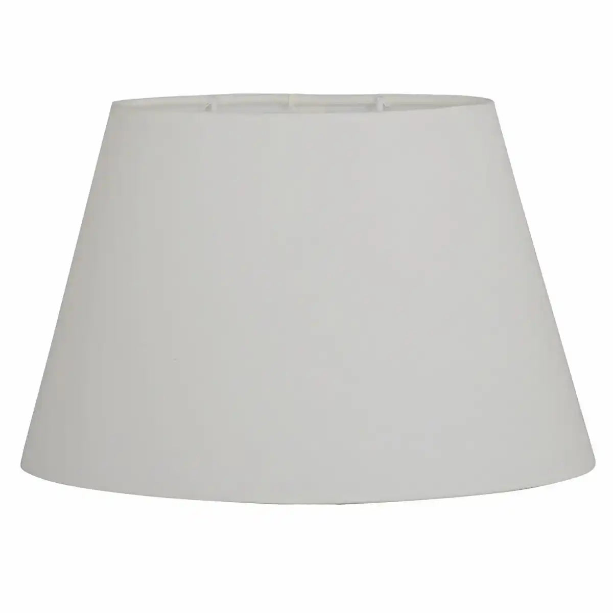 Lampenschirm oval für Tischleuchten beige