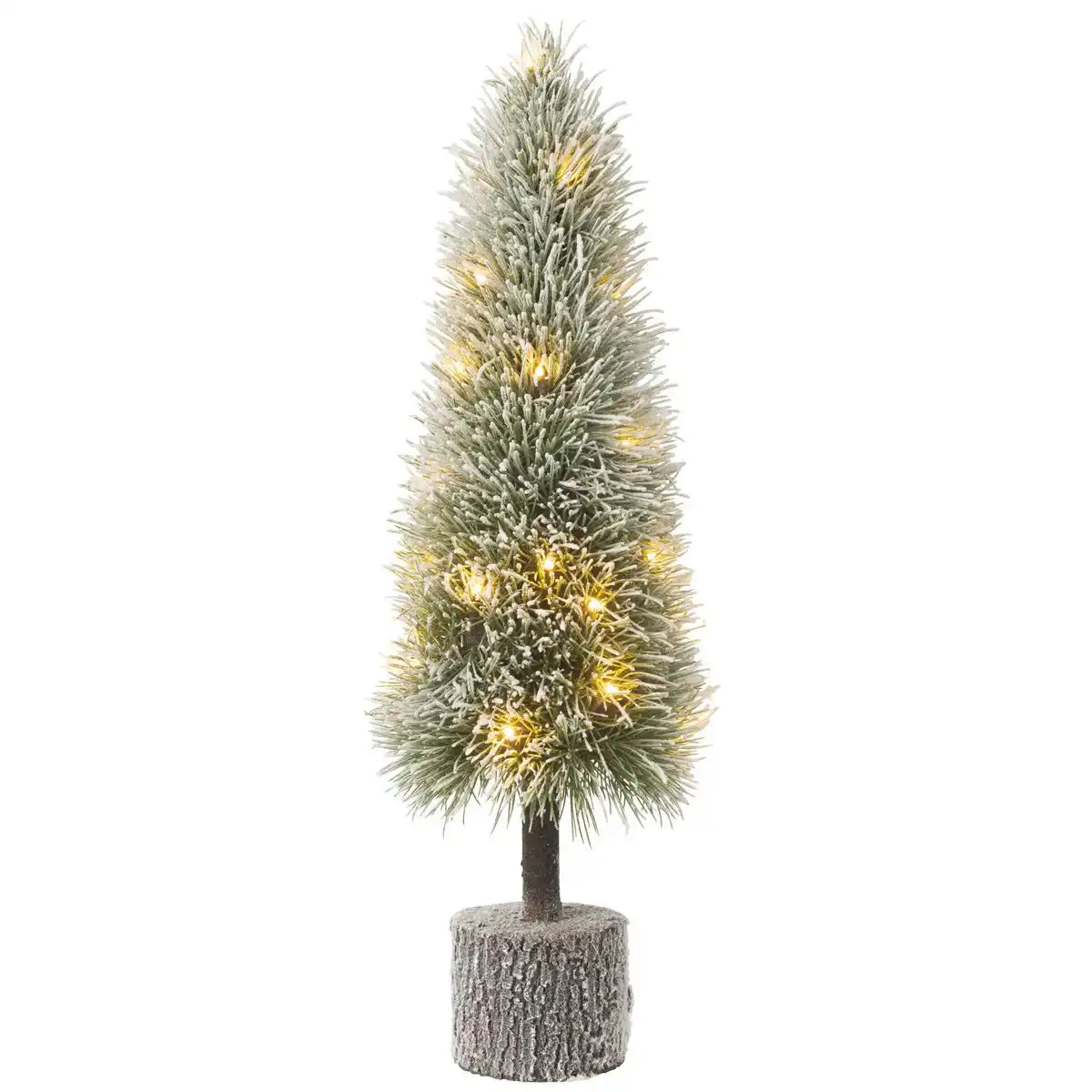 J-Line Weihnachtsbaum B+Led Kunststoff Schneegrün Groß