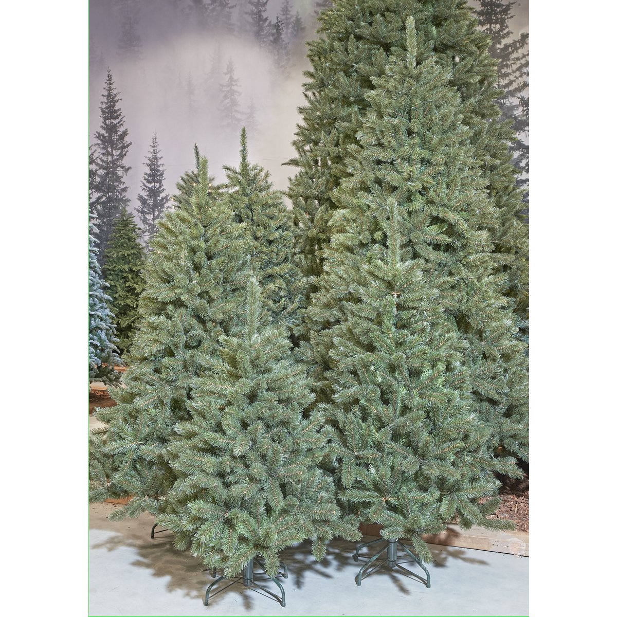 Premium Künstlicher Weihnachtsbaum – H260 x Ø168 cm – grün