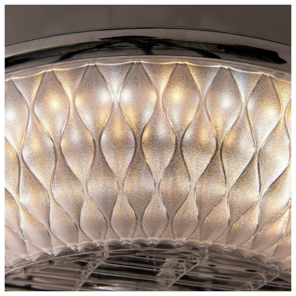 LED Deckenleuchte "VIENTO" mit Ventilator, aus Metall und Kunststoff, mit integrierten LEDs, Beleuchtung für Wohnräume oder Büro