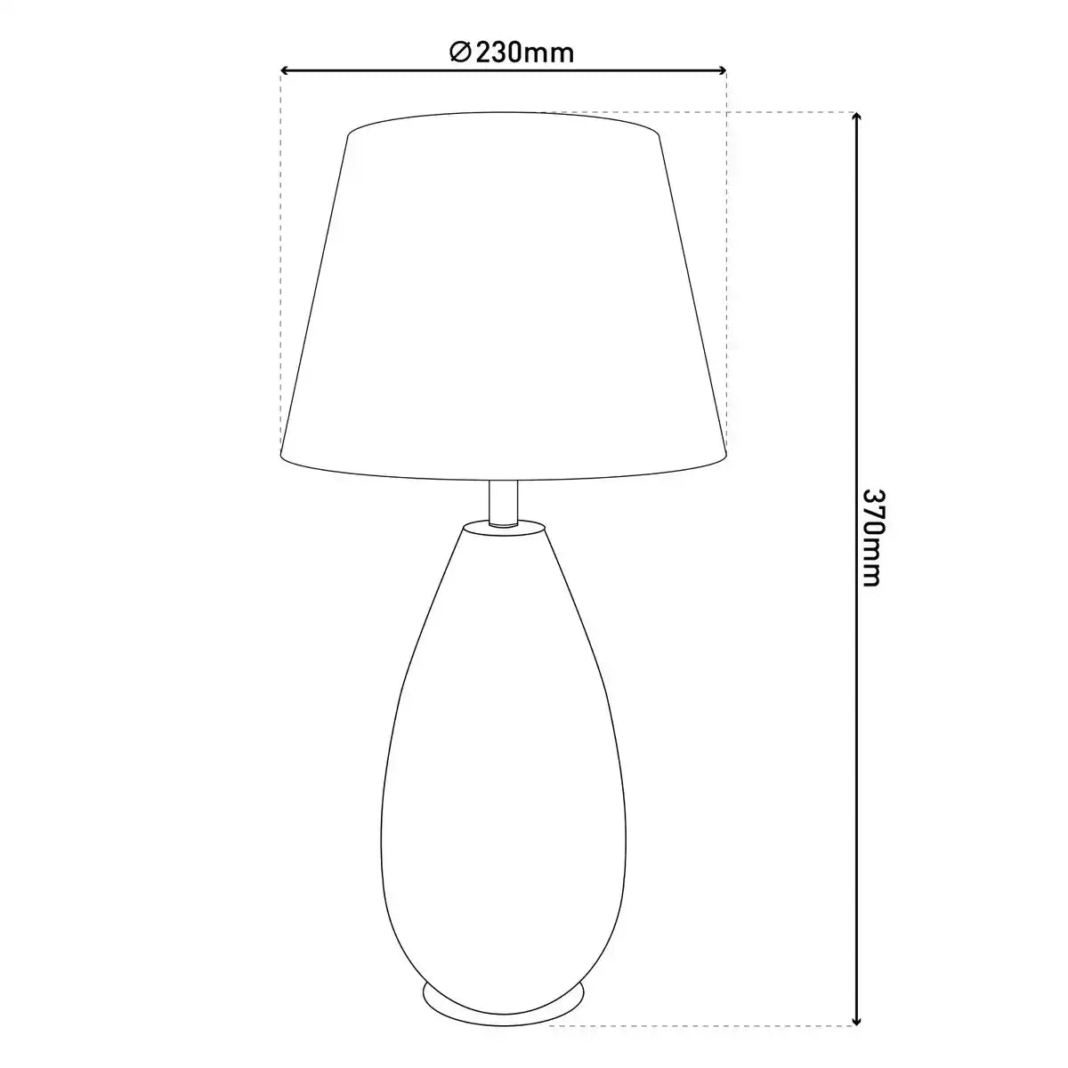 Keramik Tischleuchte h: 37cm "SIMLY CERAMICS", Tischlampe aus Keramik, silber, mit E14-Fassung, für Esszimmer, Wohnzimmer, Diele oder Büro, 31 cm hoch