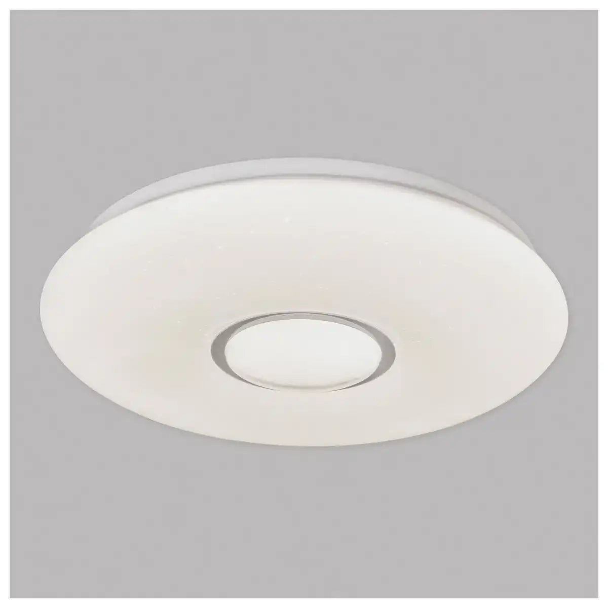 LED Deckenleuchte ""PICTON" Ø 31 cm aus Metall und Kunststoff, warmweißes Licht mit Kristalleffekt, mit fest verbauten LEDs Beleuchtung für Wohnräume oder Büro