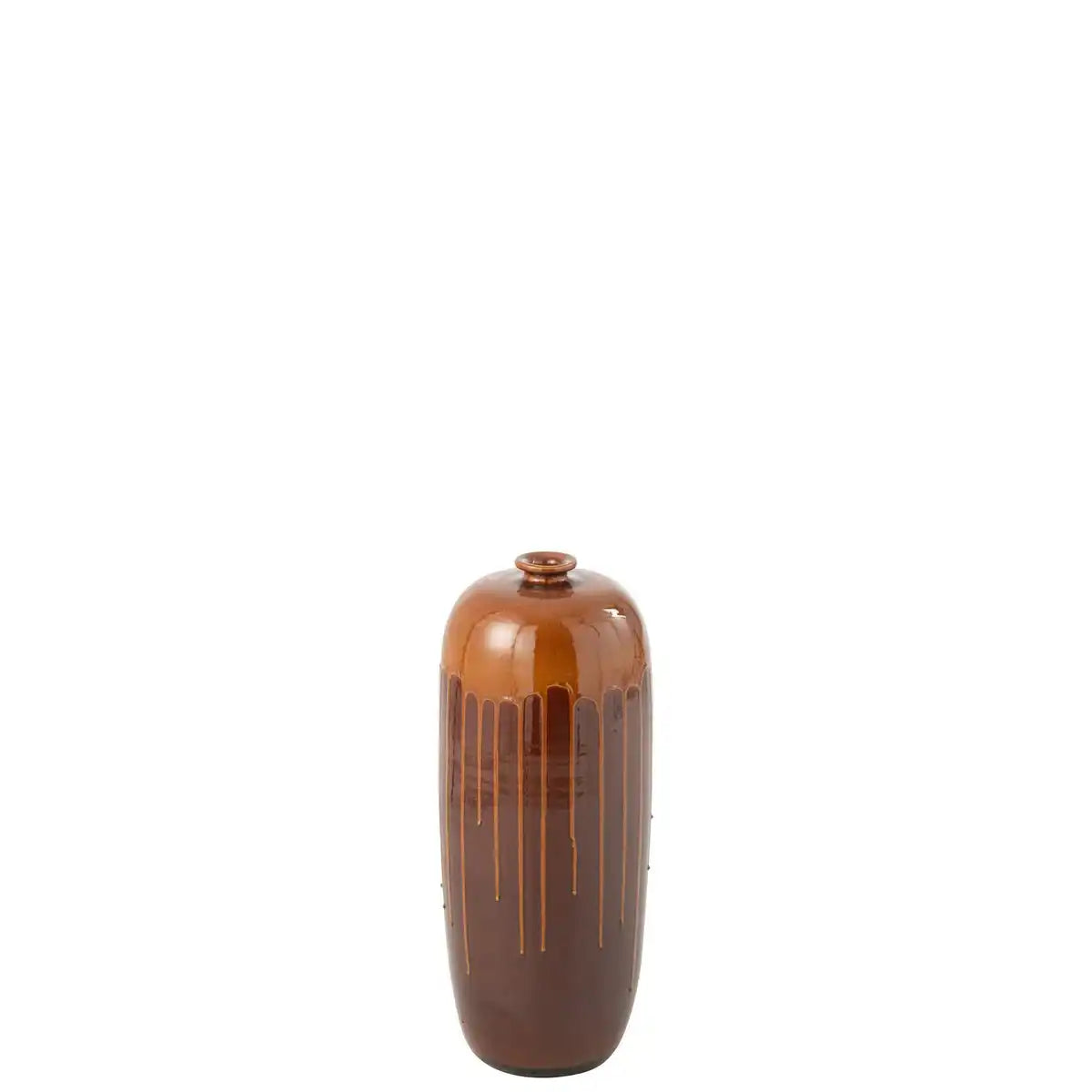 J -Line Vase Lee Shiny - Terra - Brown/Orange - klein - 55 cm hoch