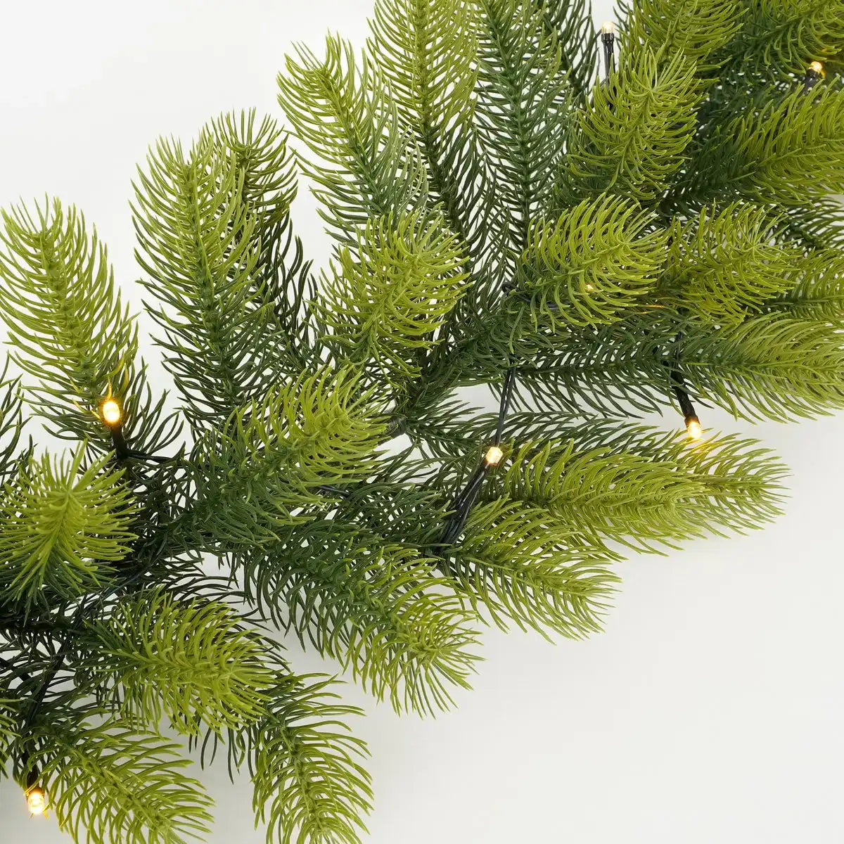 Girlande mit LED -Beleuchtung - L180 cm - Grün
