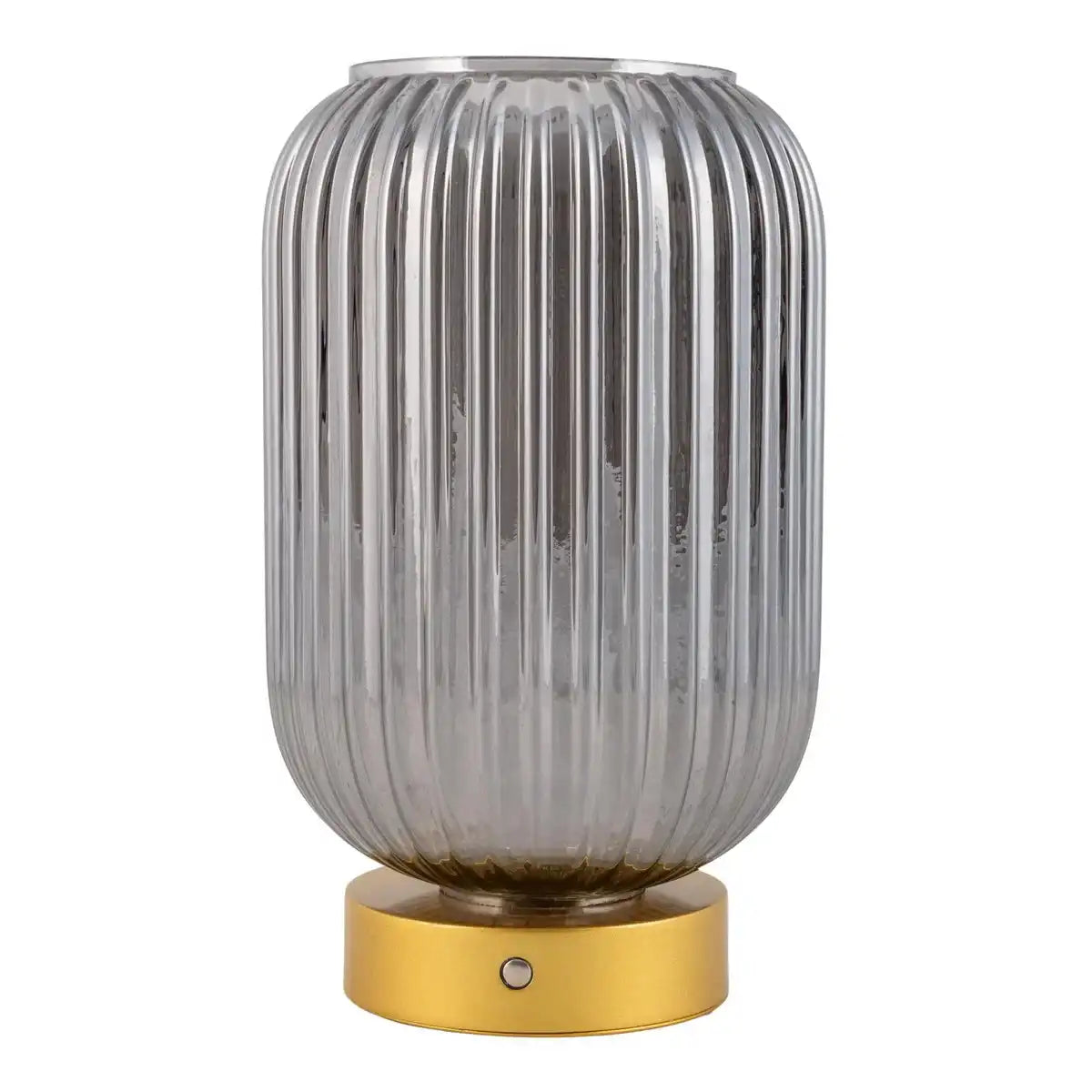 Akkutischleuchte "LUISE" Gold, Klassik, Gold, mit integrierter LED, warmweiß