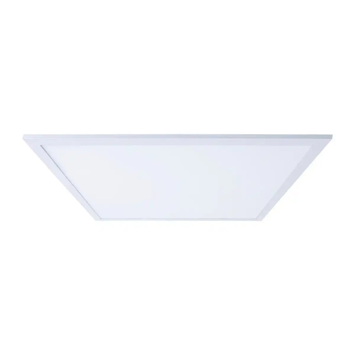 LED Panel-Deckenleuchte "NICO", funktionelle Deckenleuchte aus Metall und Kunststoff in weiß, mit festverbauten LED und vielen Funktionen, ideal für Büro, Praxis oder Werkstatt, ca. 45 x 45 cm