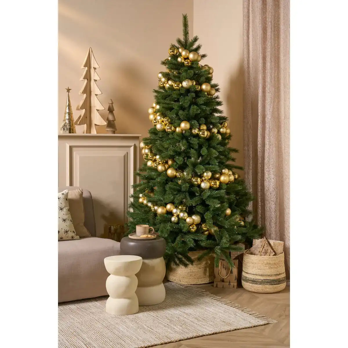 Toronto Künstlicher Weihnachtsbaum – H185 x Ø114 cm – Grün