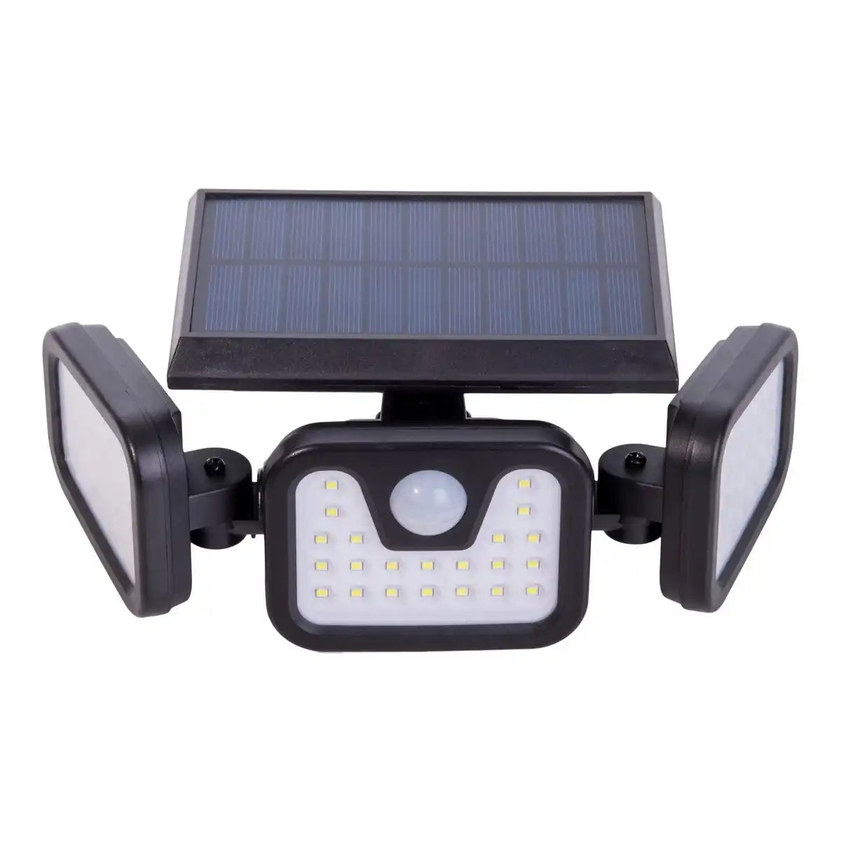 LED Solar Außenwandleuchte "Pacita", Multifunktionsleuchte Außenwandlampe aus Kunststoff in Schwarz, 28,3 x 13,5 x ca. 11 cm