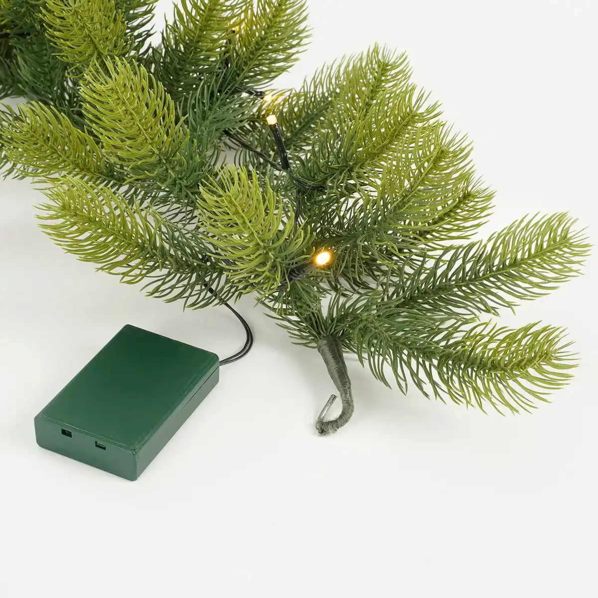 Girlande mit LED -Beleuchtung - L270 cm - Grün