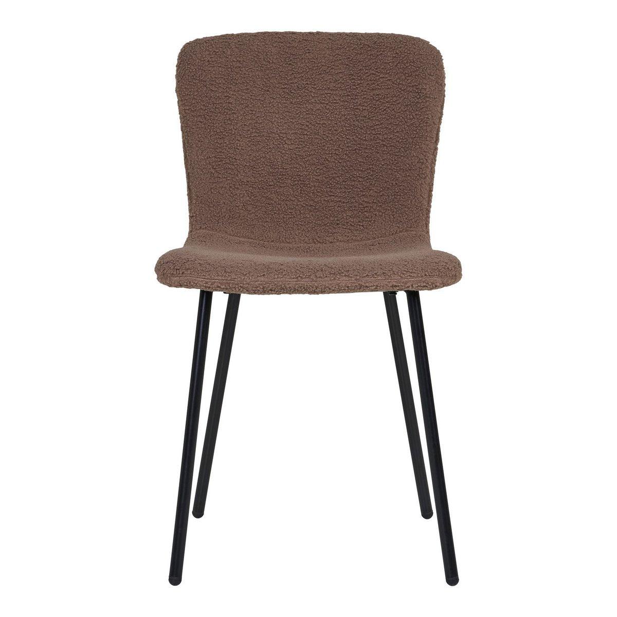 Halden Esszimmerstuhl – Dunkelbraun, 48 x 38 cm – 2er-Set