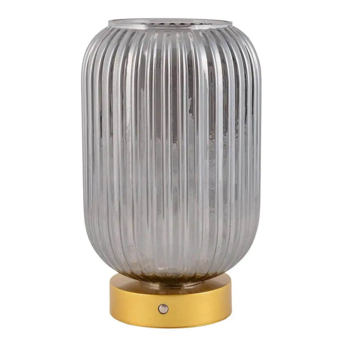 Akkutischleuchte "LUISE" Gold, Klassik, Gold, mit integrierter LED, warmweiß