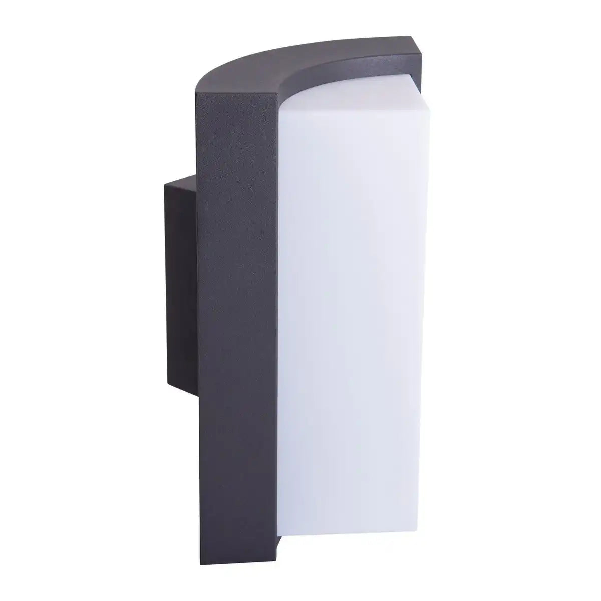 LED Außen Wandleuchte "RICO" 14,8 cm hoch , aus Metall und Kunststoff in Anthrazit, mit integrierter LED