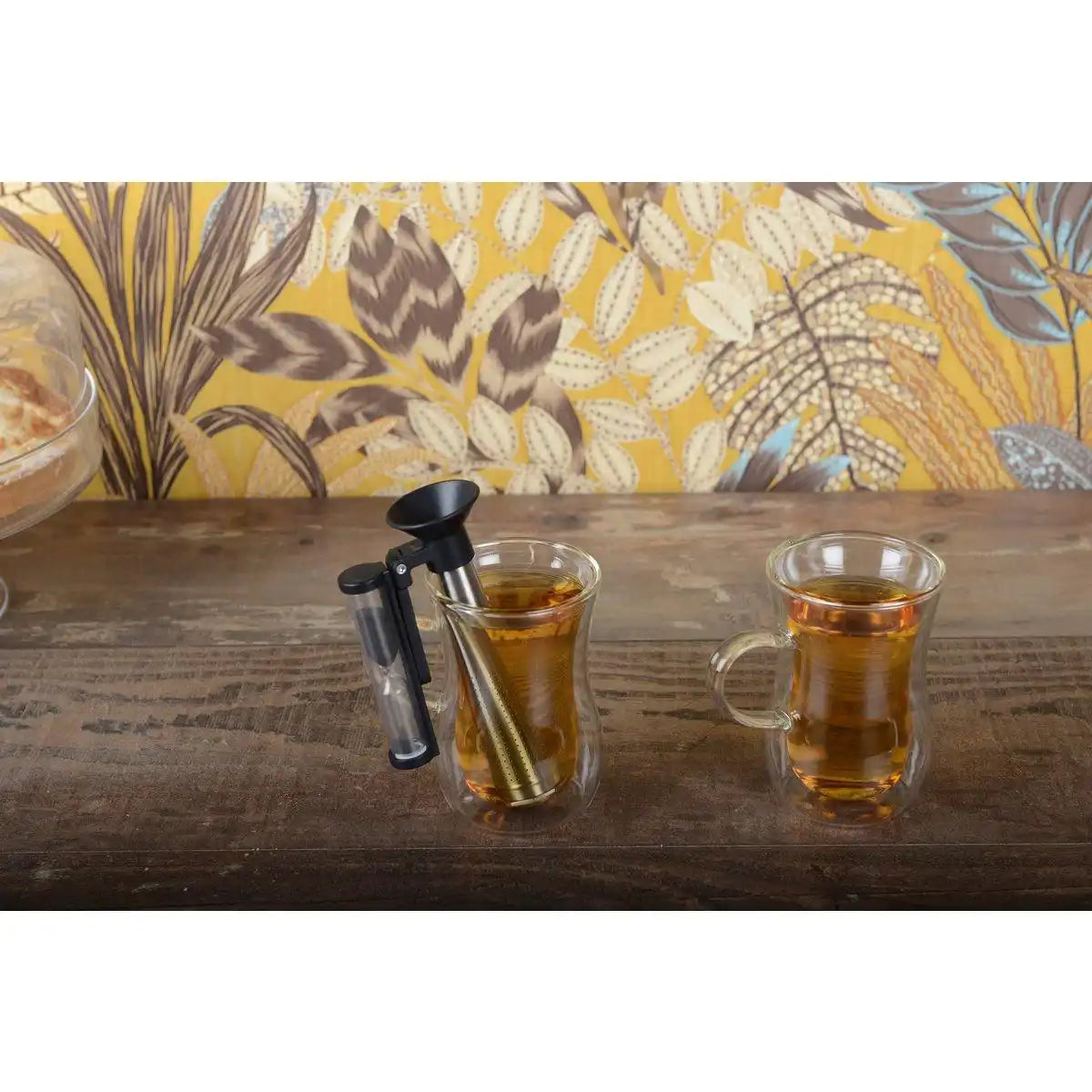 2 Tassen an der Doppelwand mit Griff - HomeDesign Knaus