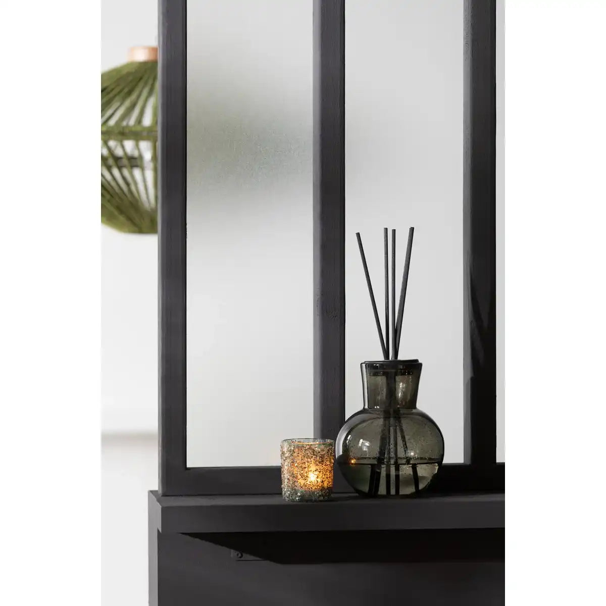 J -Line Duft Öl Vase Deckel Olive & Frank Weihrauch - Glas - Grün