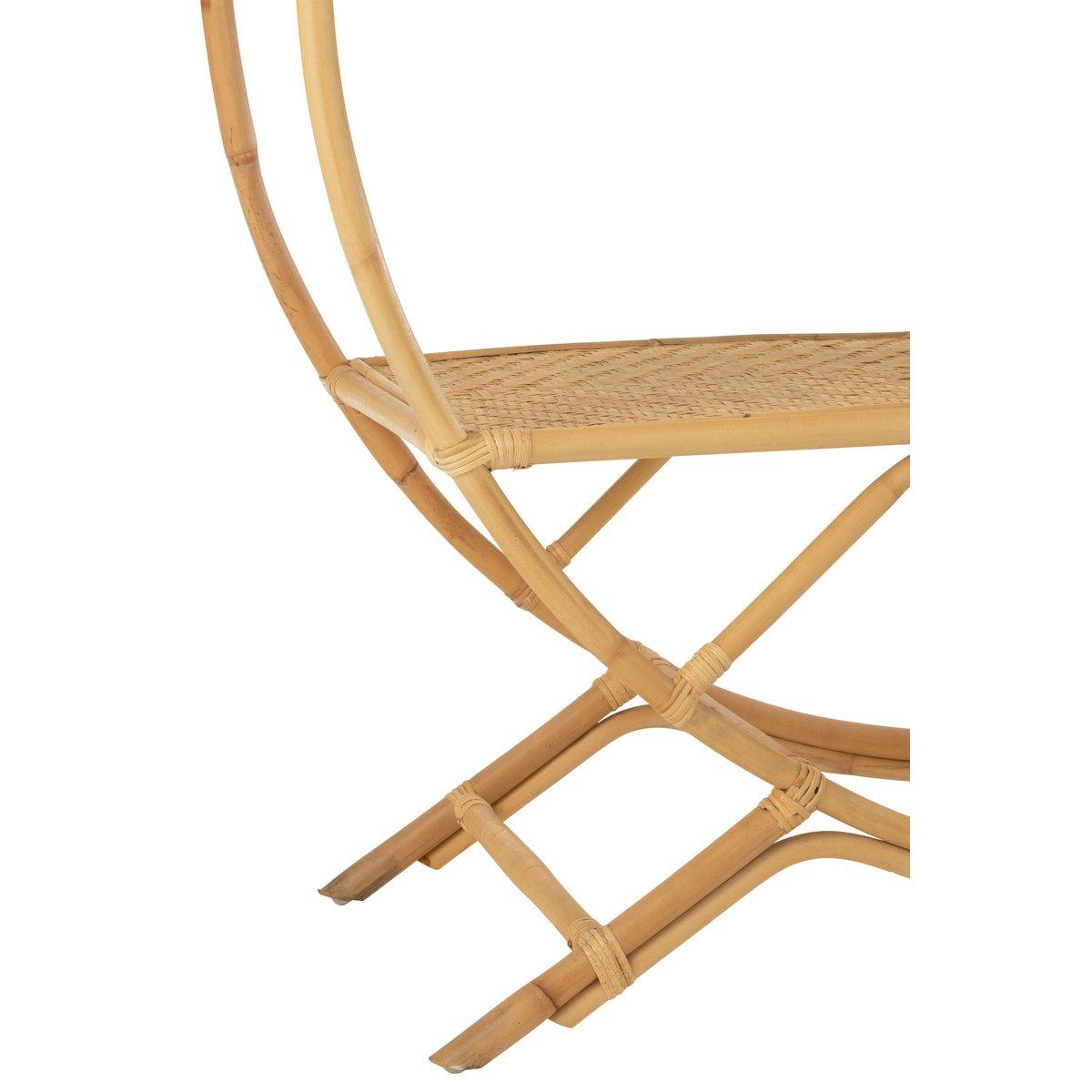 J-Line Rack 3 Regale Rattan Natur