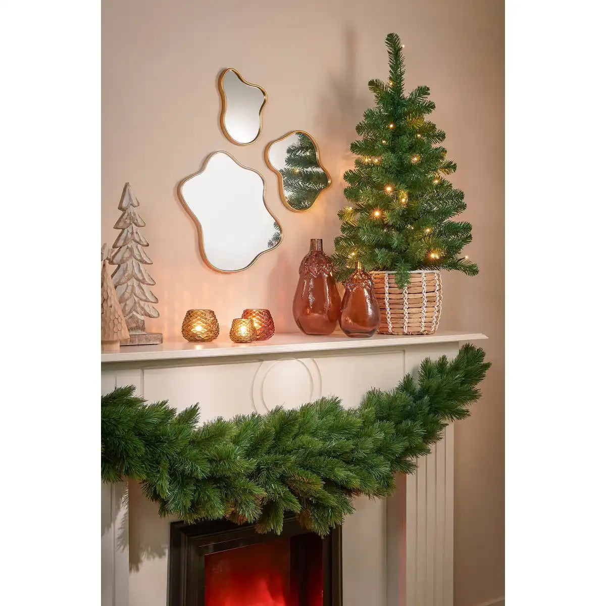 Camden-Girlande Weihnachten – L180 cm – Grün