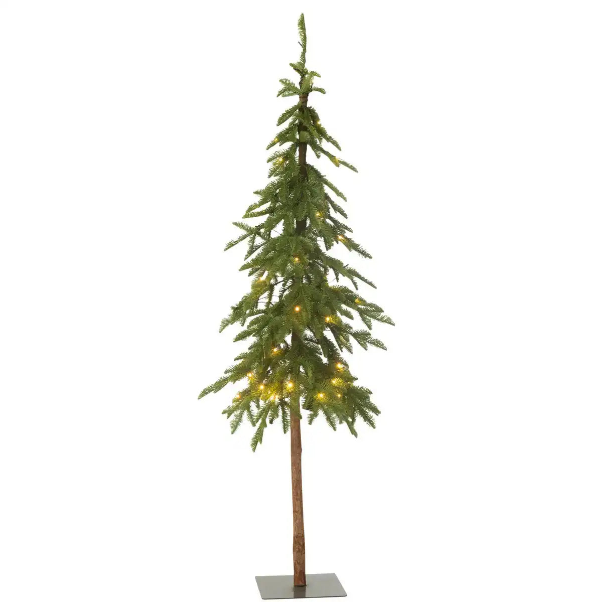 J-Line Weihnachtsbaum+LED Kunststoff Grün Groß