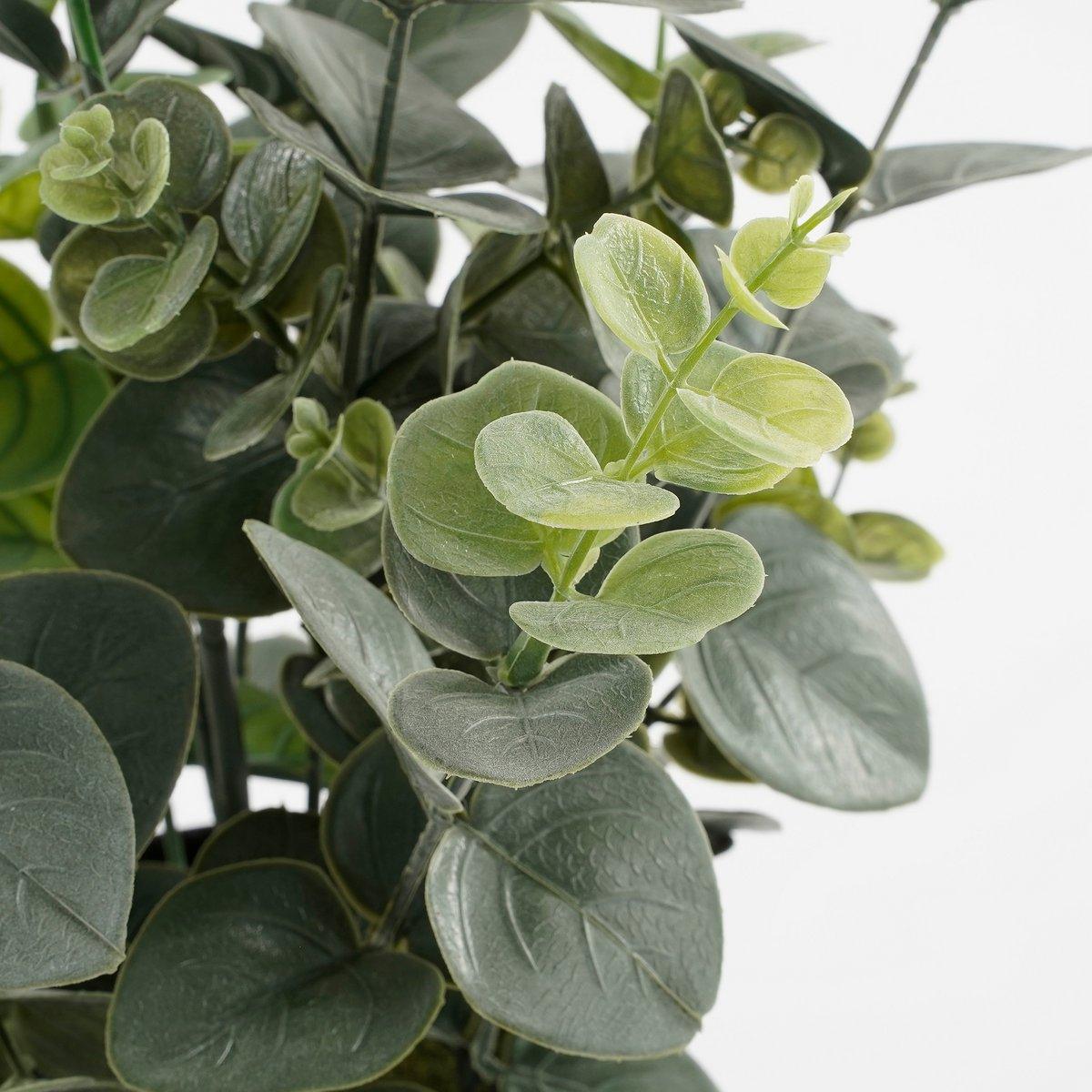Künstliche Eukalyptuspflanze im Blumentopf – H53 x Ø23 cm – Grün
